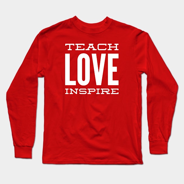 teacher Long Sleeve T-Shirt by Pinkfeathers